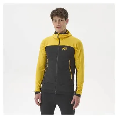 Millet Seneca Hybrid Hoodie Fleece Black/Yellow