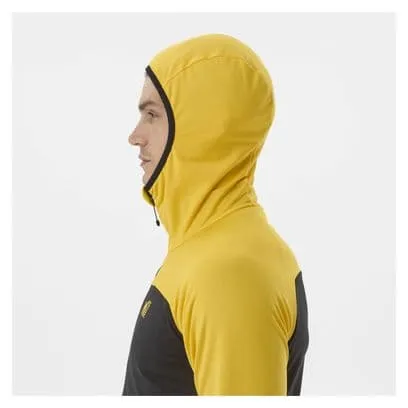 Millet Seneca Hybrid Hoodie Fleece Black/Yellow