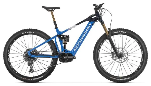 Mondraker Crafty RR MTB elettrica a sospensione totale Sram GX/NX Eagle 12S 750 Wh 29'' Blu Nero 2024