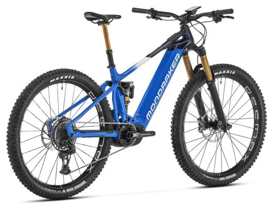 Mondraker Crafty RR MTB elettrica a sospensione totale Sram GX/NX Eagle 12S 750 Wh 29'' Blu Nero 2024