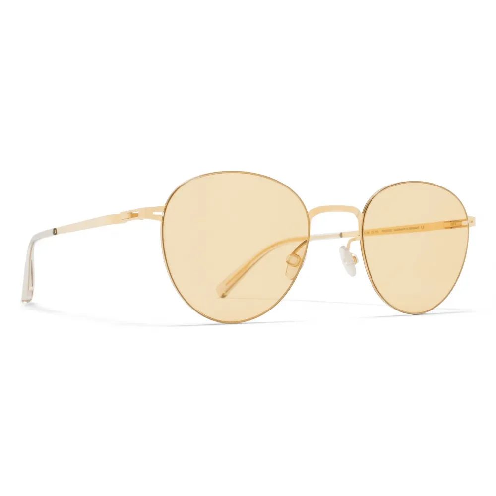 Mykita - Eito - Lessrim - Giallo Gelatina Oro Lucido - Metal Collection - Occhiali da Sole - Mykita Eyewear