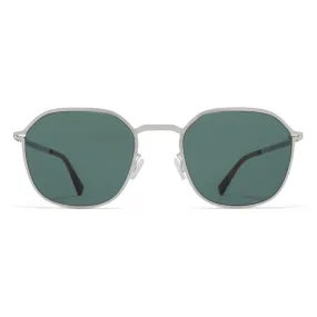 Mykita - Felix - Lite - Argento Lucido Verde Scuro - Metal Collection - Occhiali da Sole - Mykita Eyewear