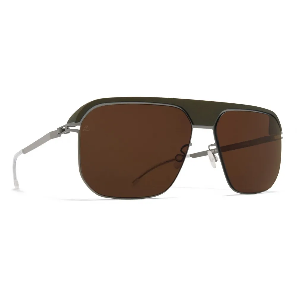 Mykita - ML06 - Mykita | Leica - Verde Grafite Marrone - Metal Collection - Occhiali da Sole - Mykita Eyewear