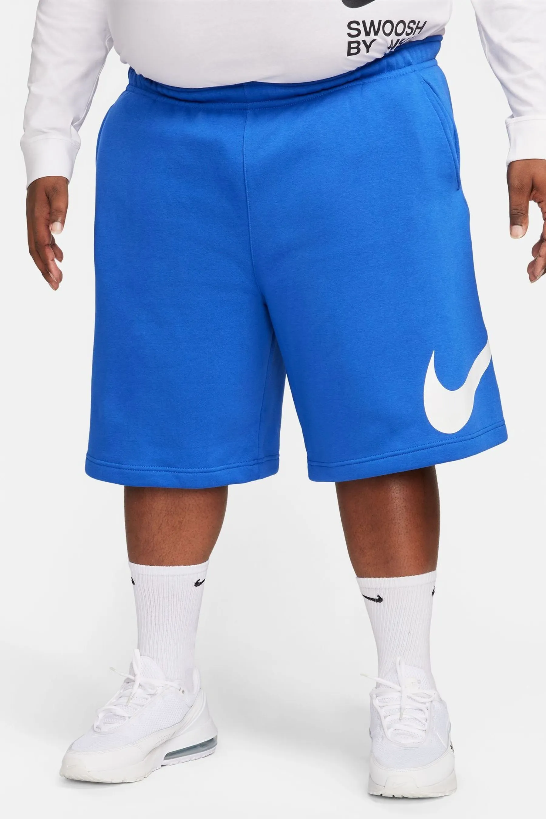 Nike Club - Shorts felpati con logo