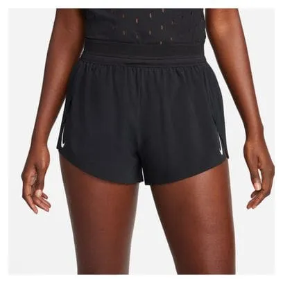 Nike Dri-Fit ADV Aeroswift 3in Donna Split Short Nero