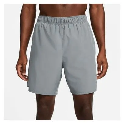 Nike Dri-Fit Challenger 7in Grey 2-in-1 Shorts