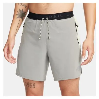 Nike Dri-Fit Trail Second Sunrise 18cm Khaki Grey Shorts