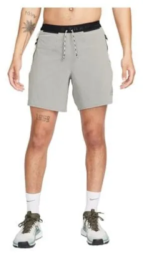 Nike Dri-Fit Trail Second Sunrise 18cm Khaki Grey Shorts