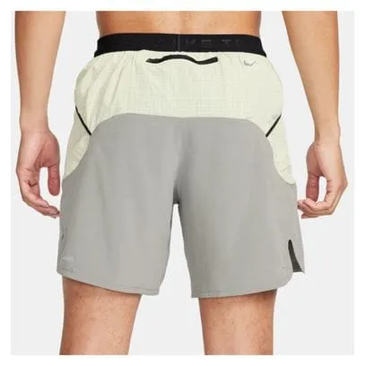 Nike Dri-Fit Trail Second Sunrise 18cm Khaki Grey Shorts