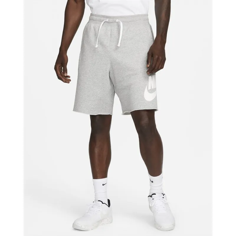 Nike M Nsw Spe Ft Alumni Short Grigio Melange Pantaloncino Uomo