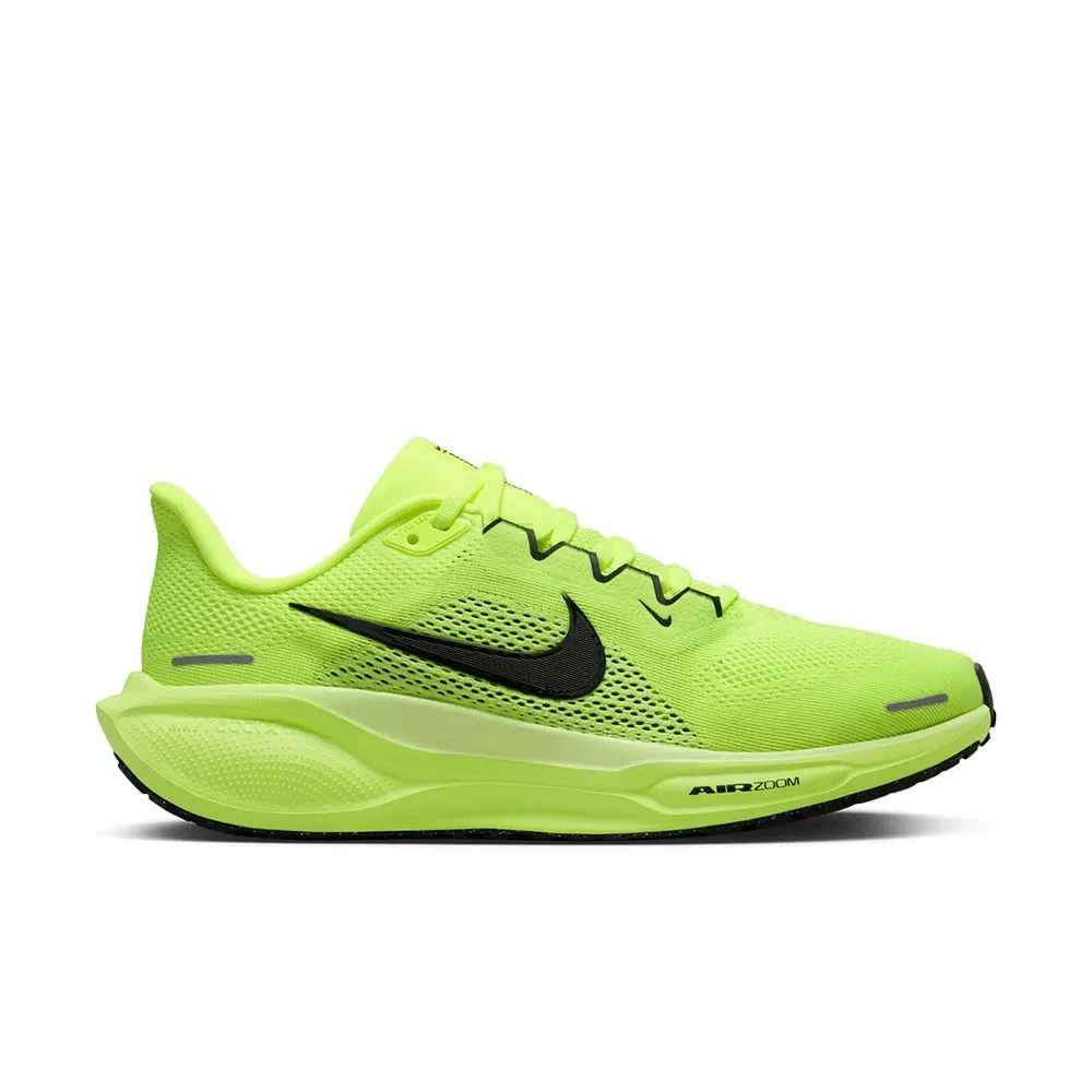 Nike Pegasus 41 Nero Giallo Fluo - Scarpe Running Donna