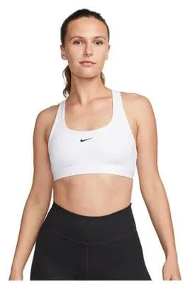 Nike Swoosh Light Support Bra White