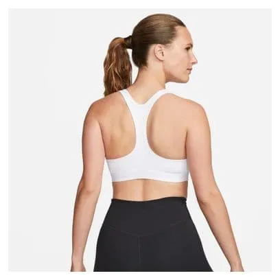 Nike Swoosh Light Support Bra White