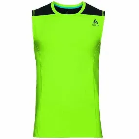 Odlo Ceramicool Bl Top Acid Lime/Black - Canotta