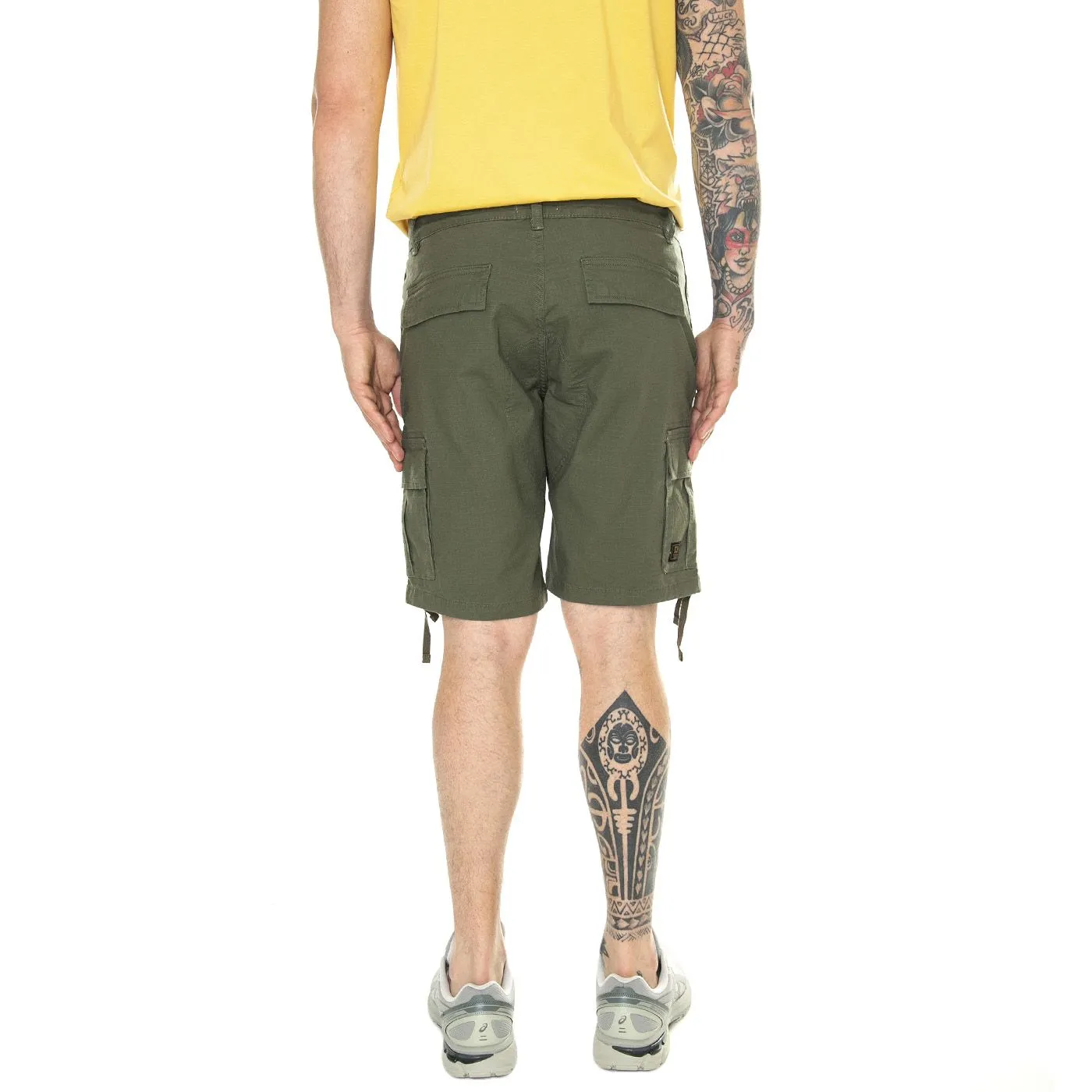 Only & Sons Onsray Life 0020 Ribstop Cargo Shorts CS Olive Night - Bermuda Uomo Verdi    