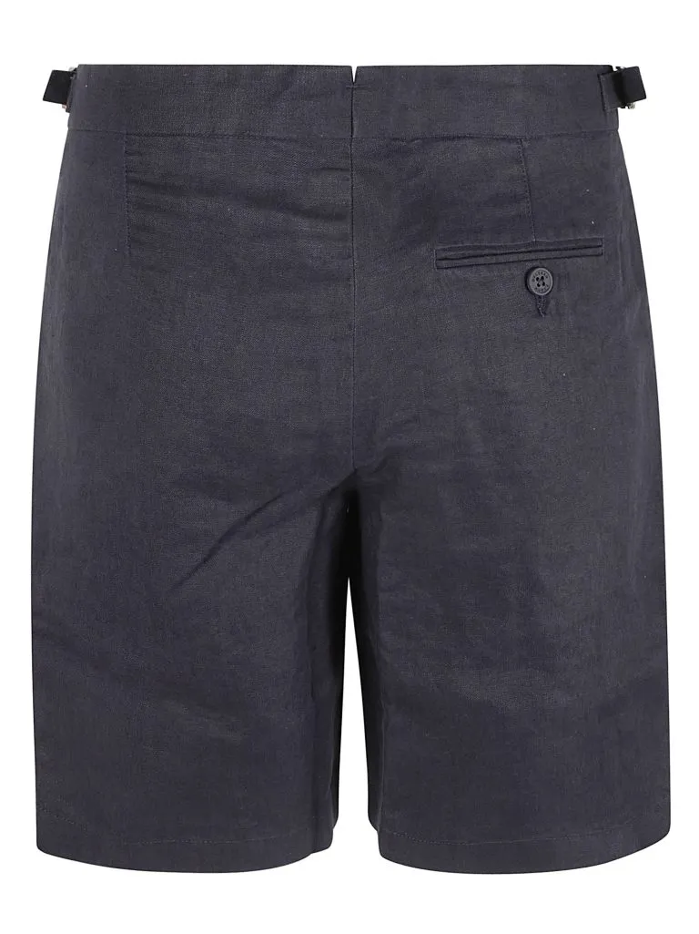 ORLEBAR BROWNNORWICH LINEN LINEN SHORTS Navy