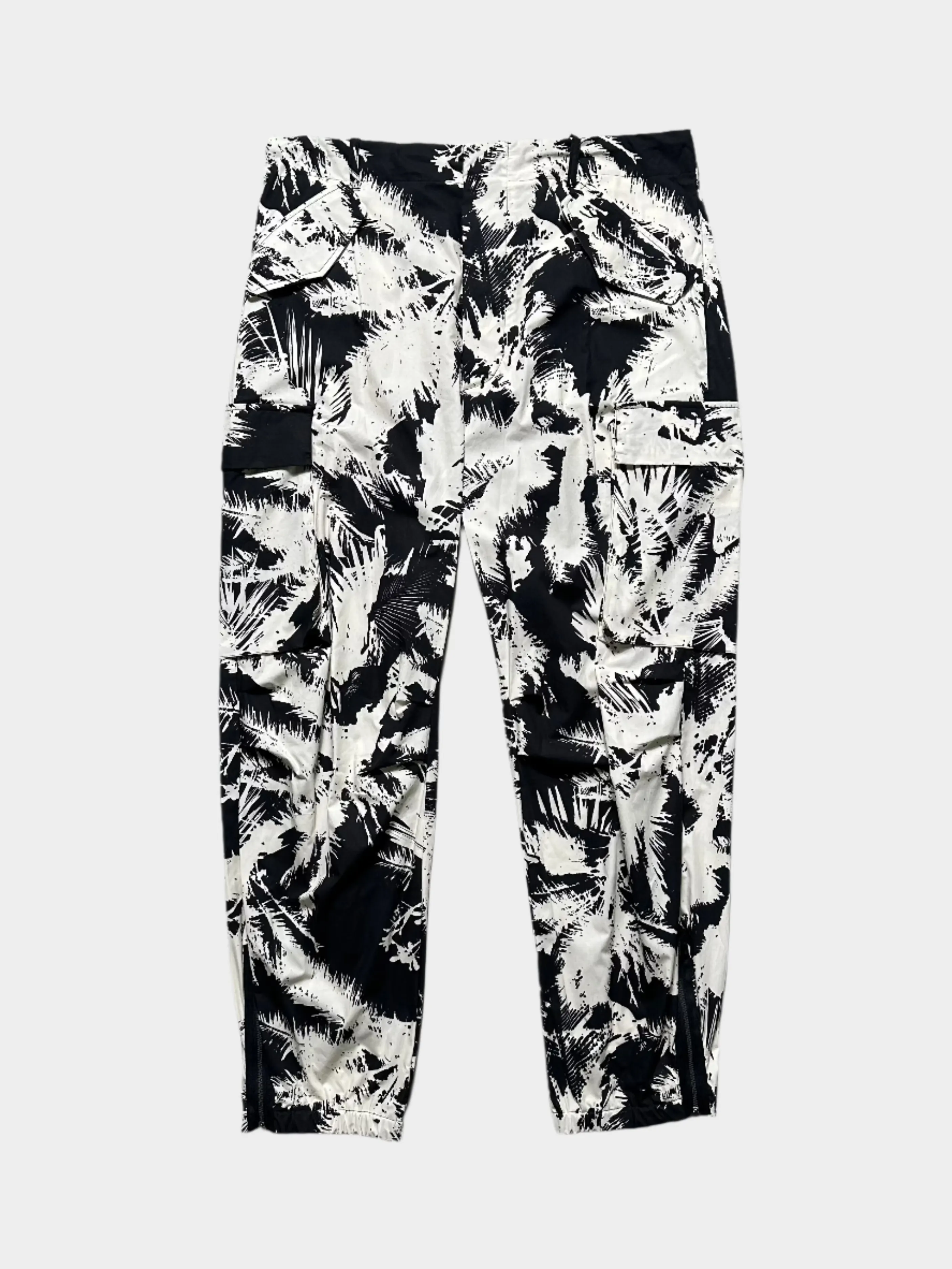 Palm Printed Cargo Pants