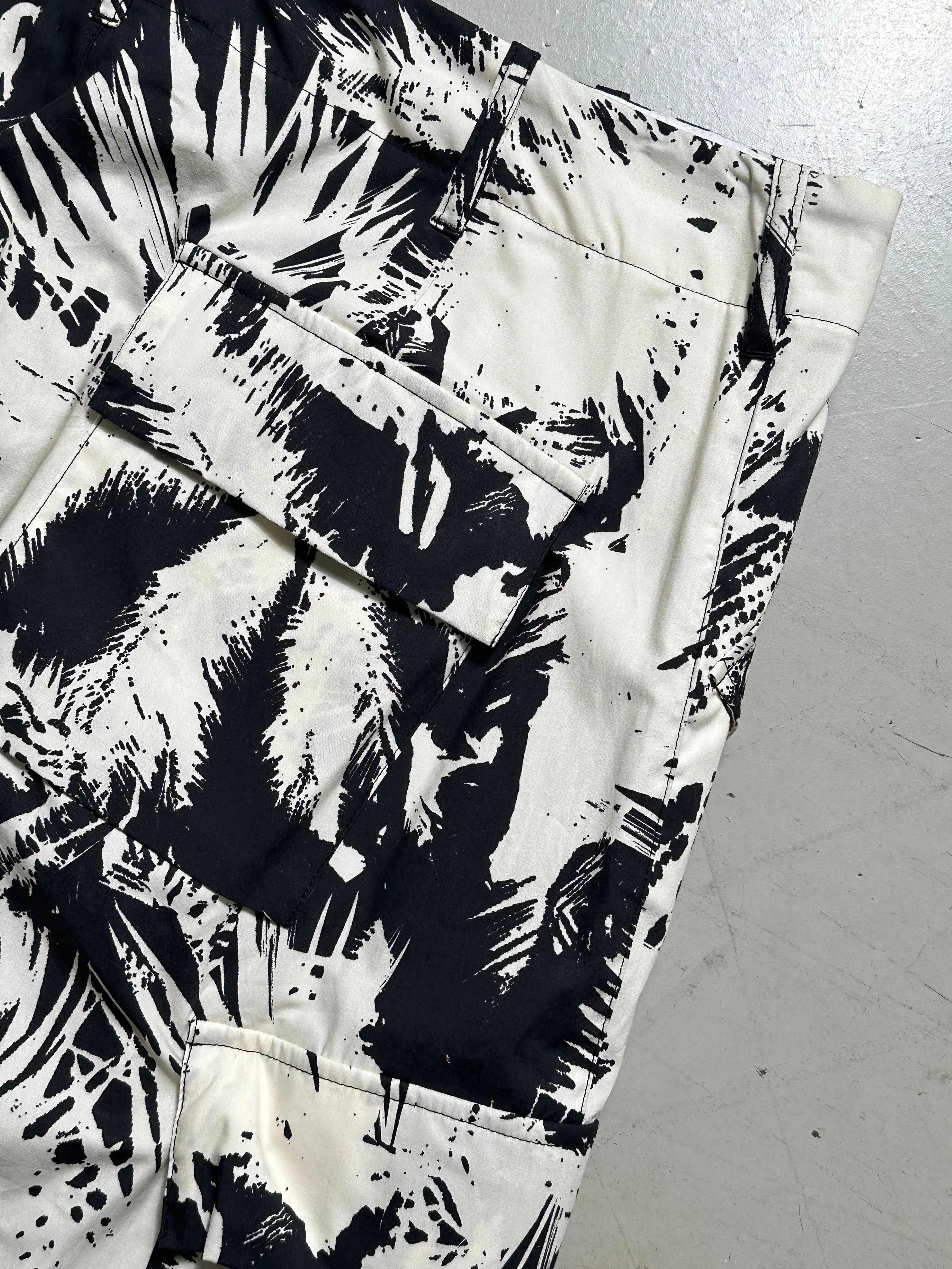 Palm Printed Cargo Pants