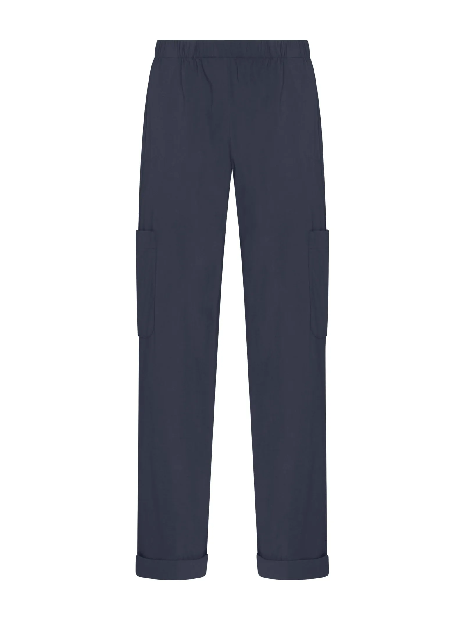 Pantalone ampio cargo in tessuto Super Fresh - Bleu