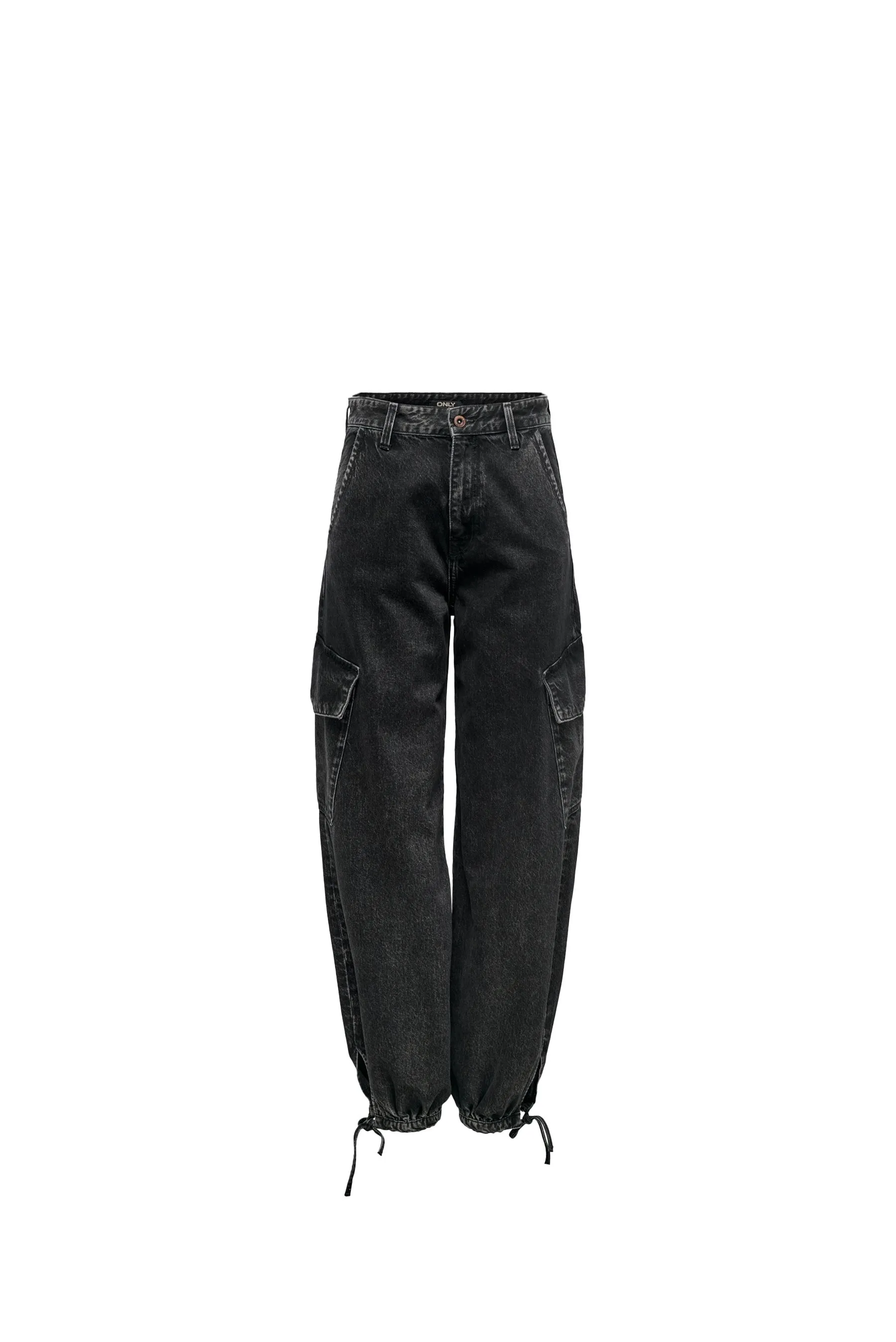 PANTALONE CARGO DONNA ONLY DENIM BLACK