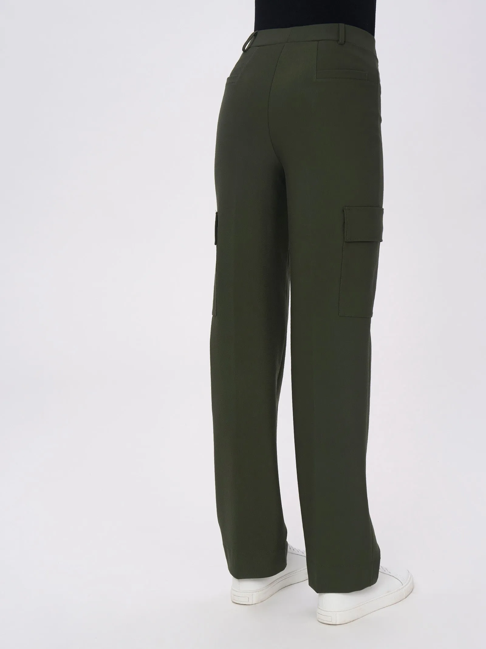 Pantalone cargo in tessuto Compact - Champignon