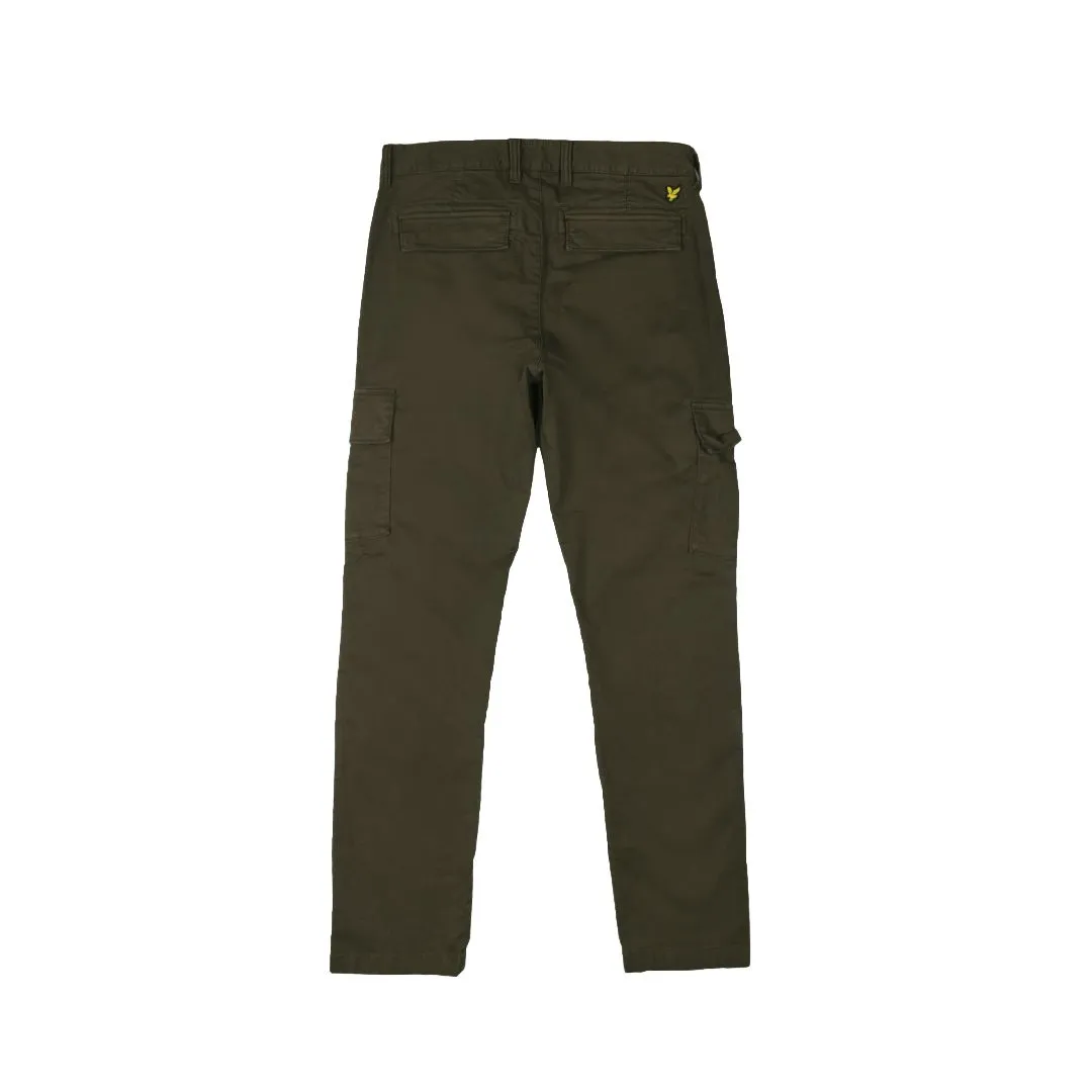 PANTALONE CARGO REGULAR A VITA MEDIA TREK GREEN