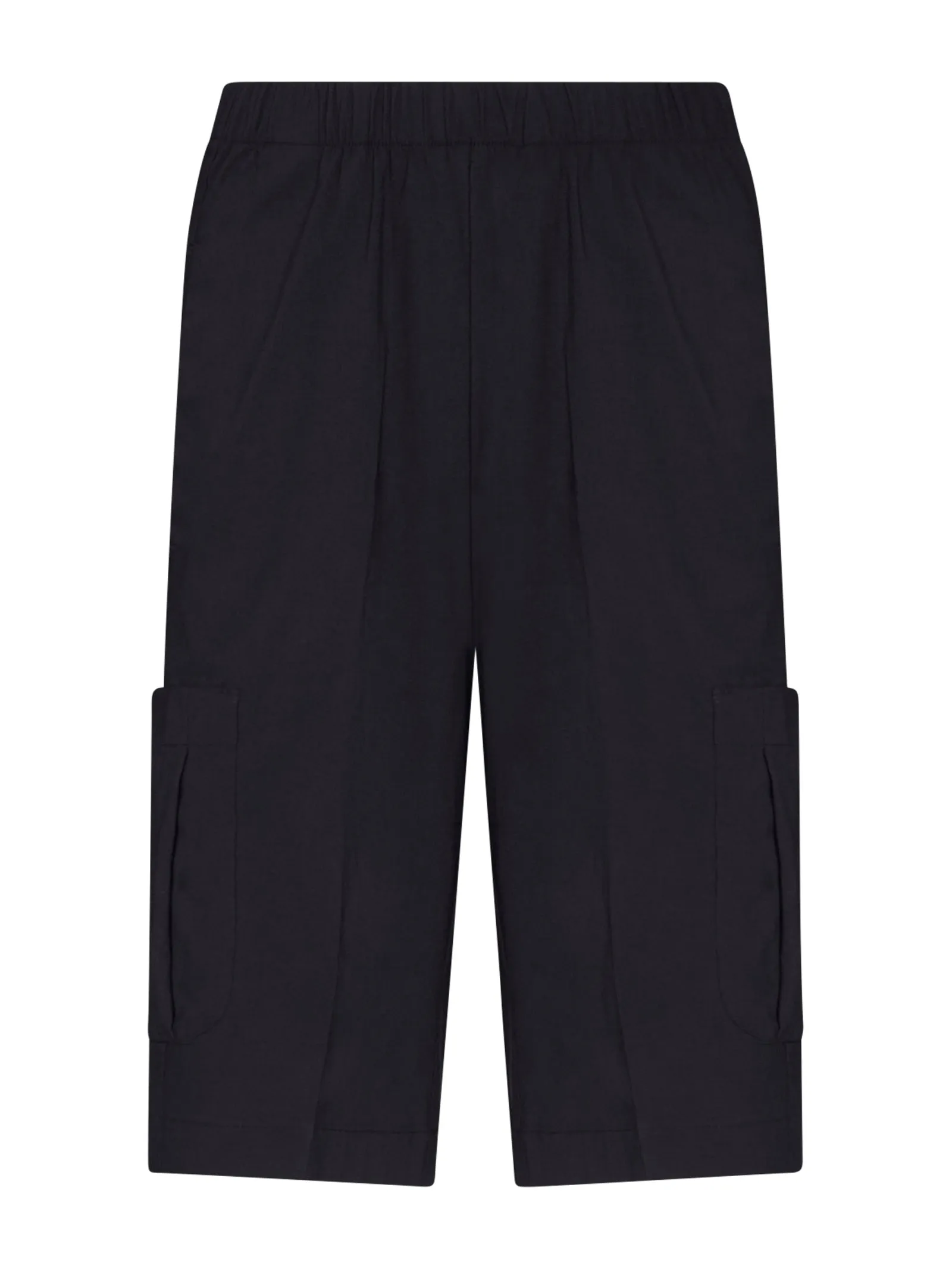 Pantalone corto Cargo in Super Fresh - Nero