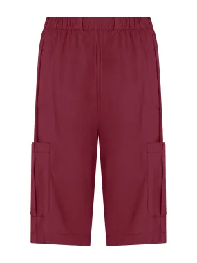 Pantalone corto Cargo in Super Fresh - Tibetan Red