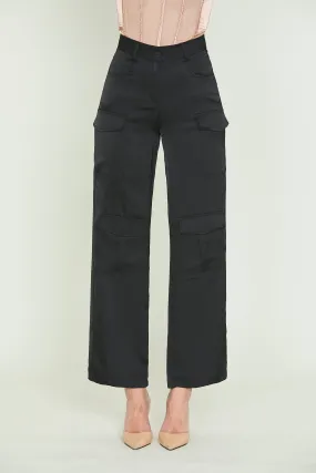 Pantalone COSTRU cargo con  tasconi effetto semi lucido