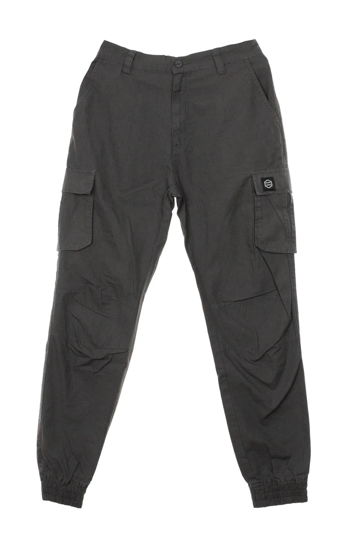 Pantalone Lungo Uomo Cargo Ripstop Antracite