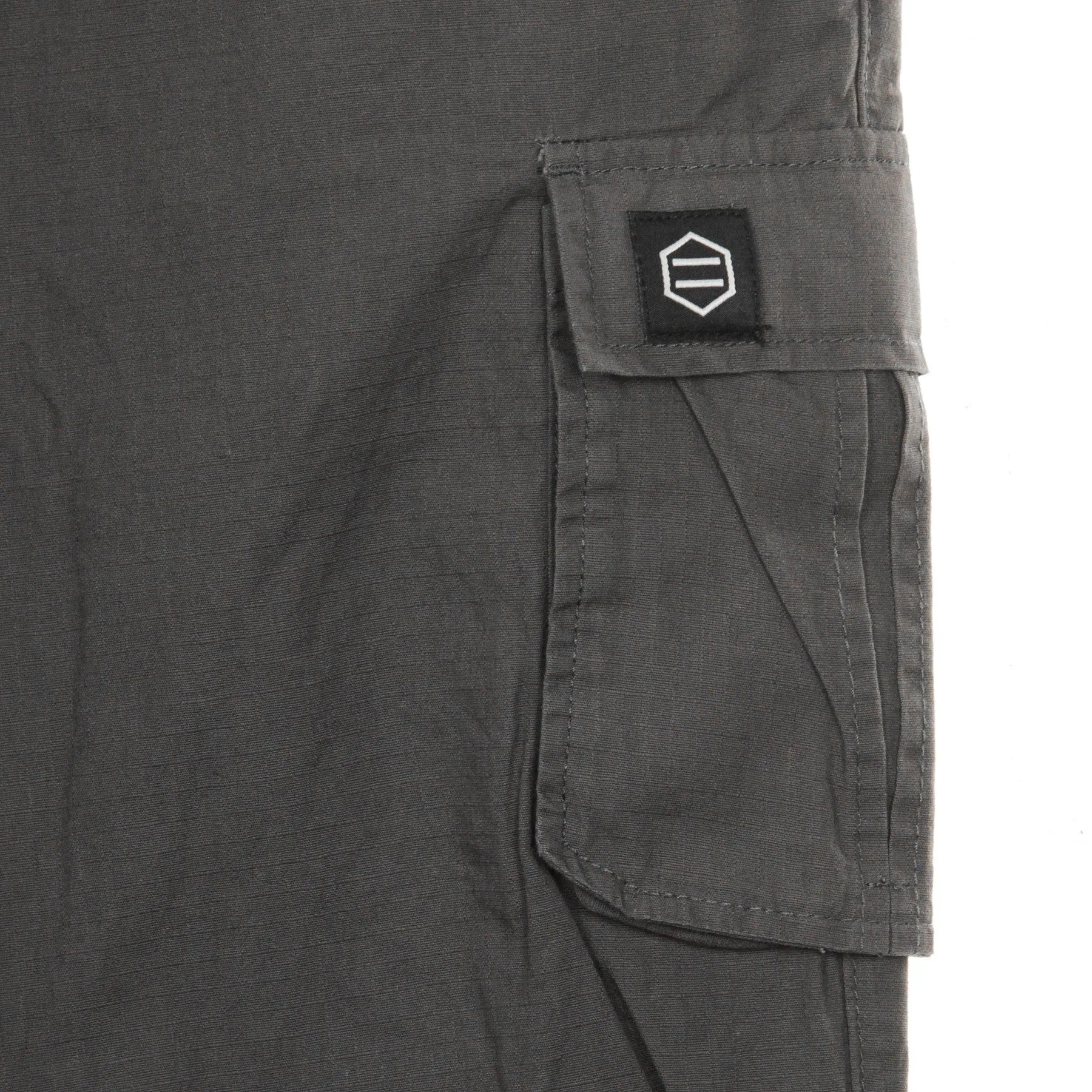 Pantalone Lungo Uomo Cargo Ripstop Antracite