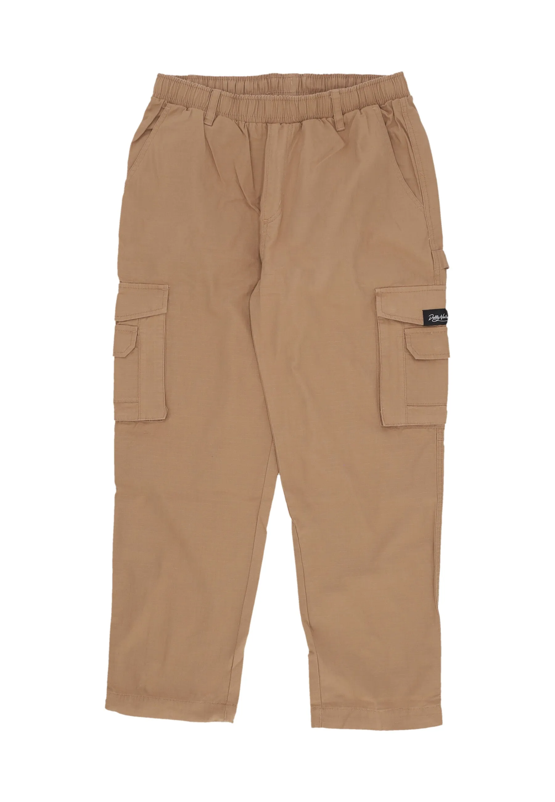 Pantalone Lungo Uomo Ripstop Baggy Cargo Beige