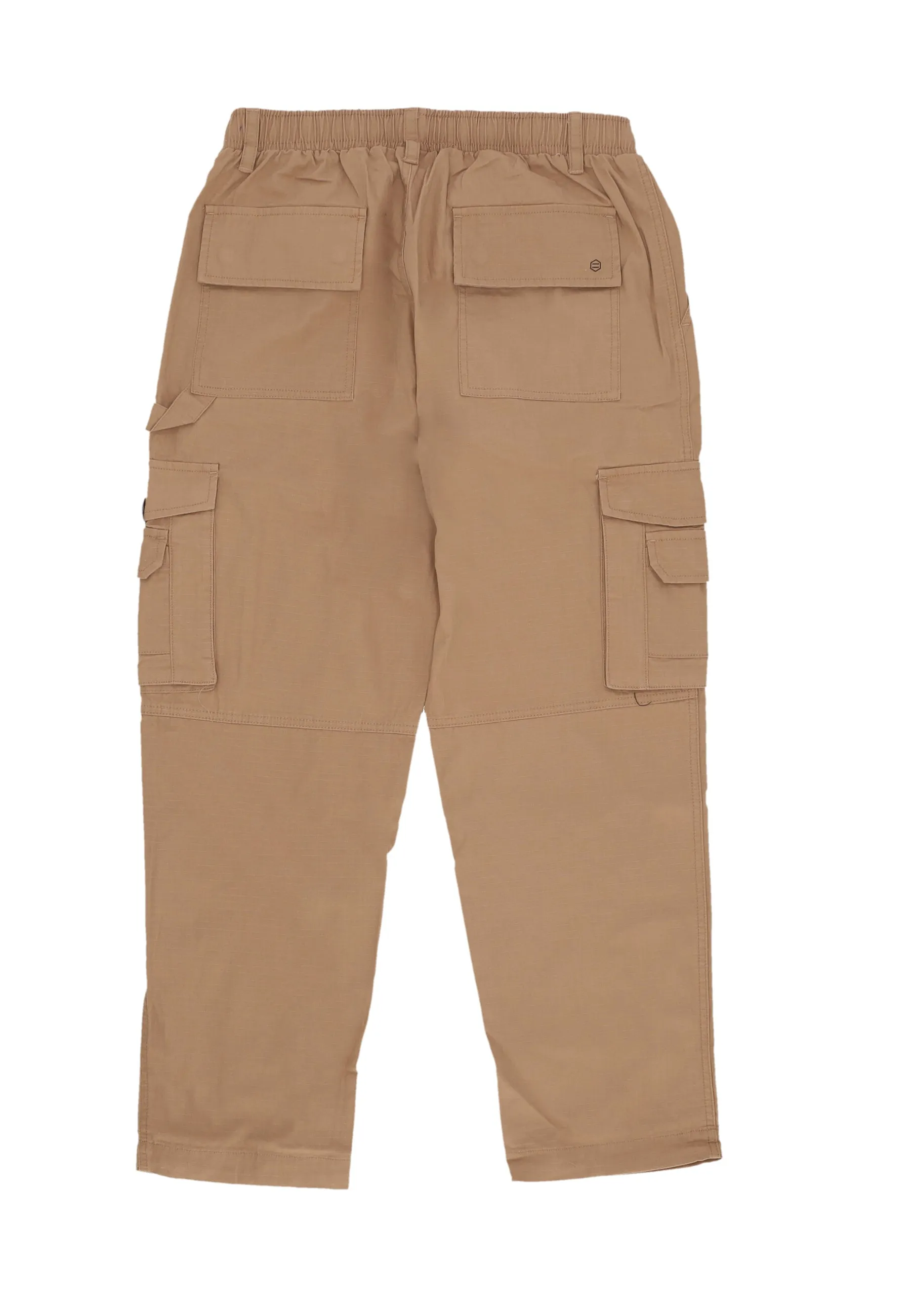 Pantalone Lungo Uomo Ripstop Baggy Cargo Beige