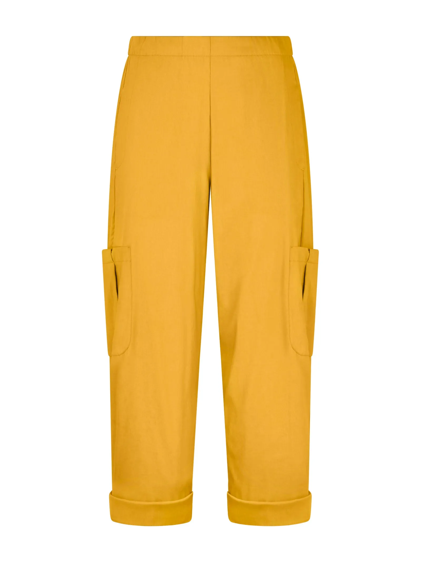 Pantalone pinocchietto cargo in Super Fresh - Golden Spice