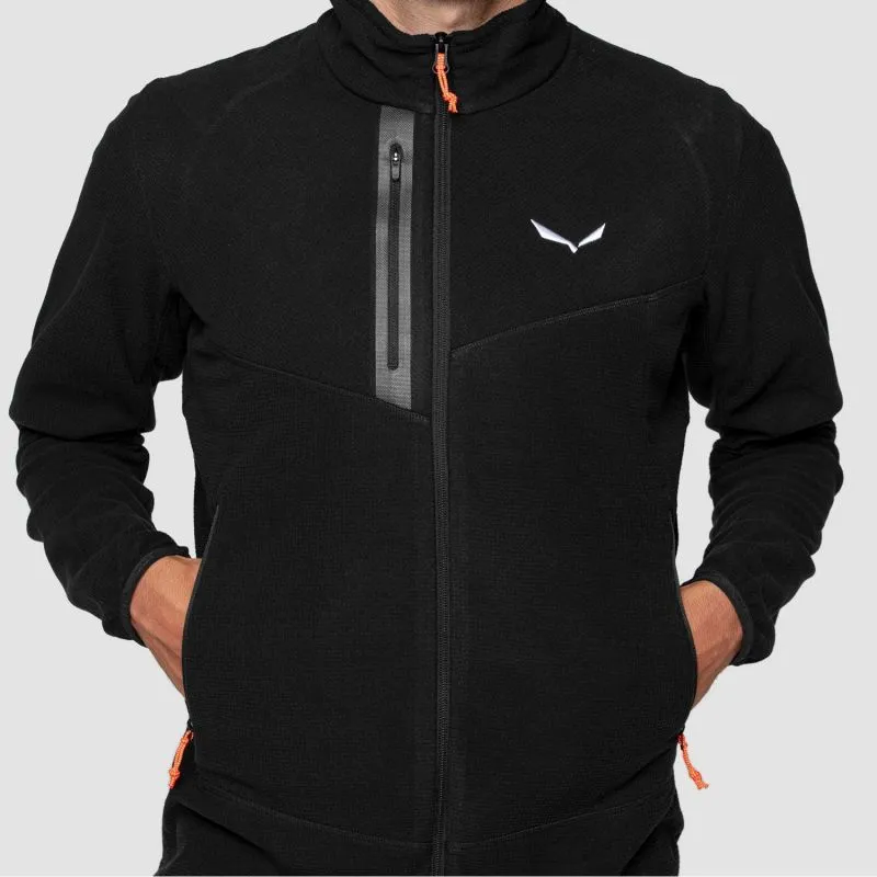 Polar Fleece Salewa Paganella Jkt (Black Out) uomo