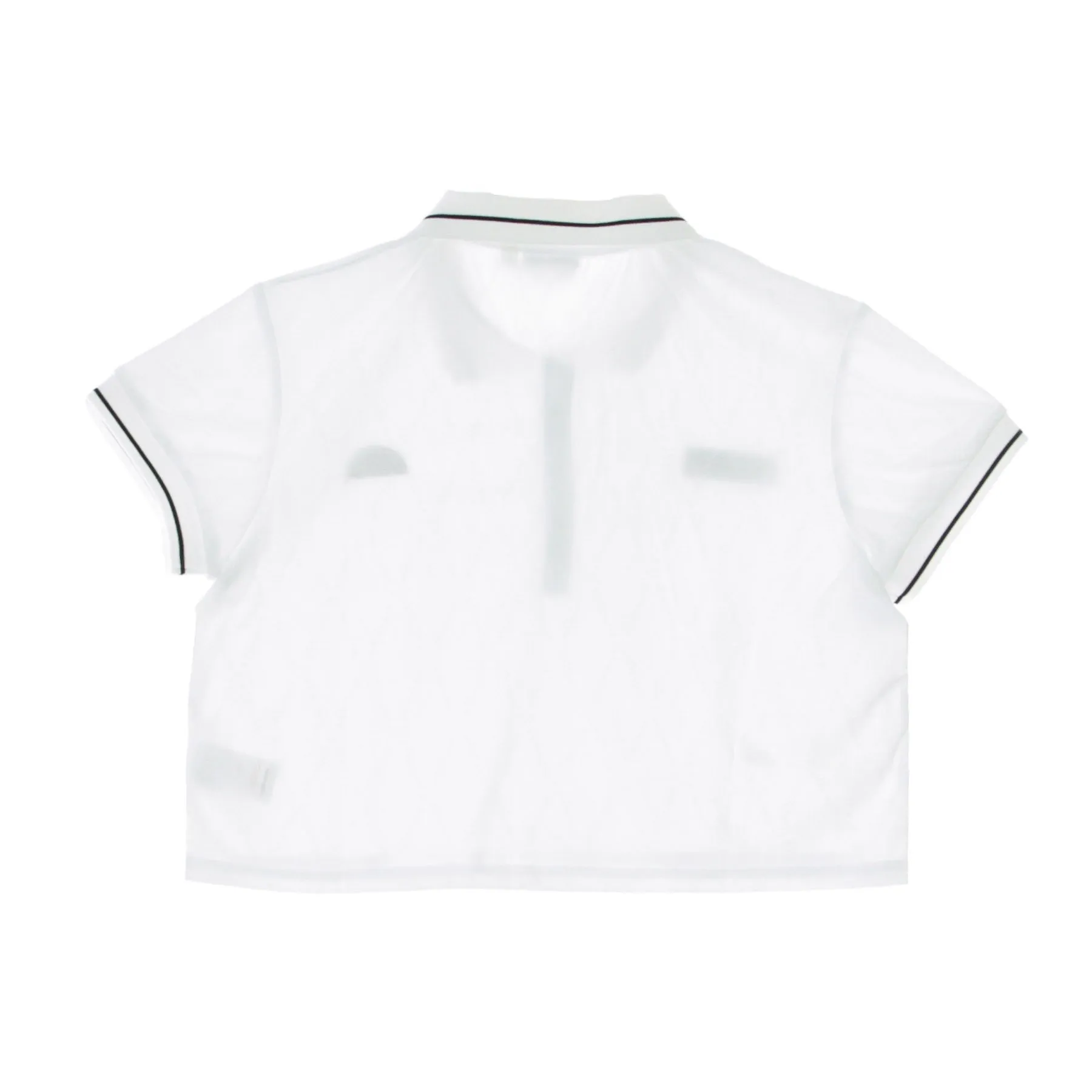 Polo Corta Donna Polo Cropped Optic White