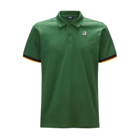 Polo K-Way Vincent Contrast Stretch Verde