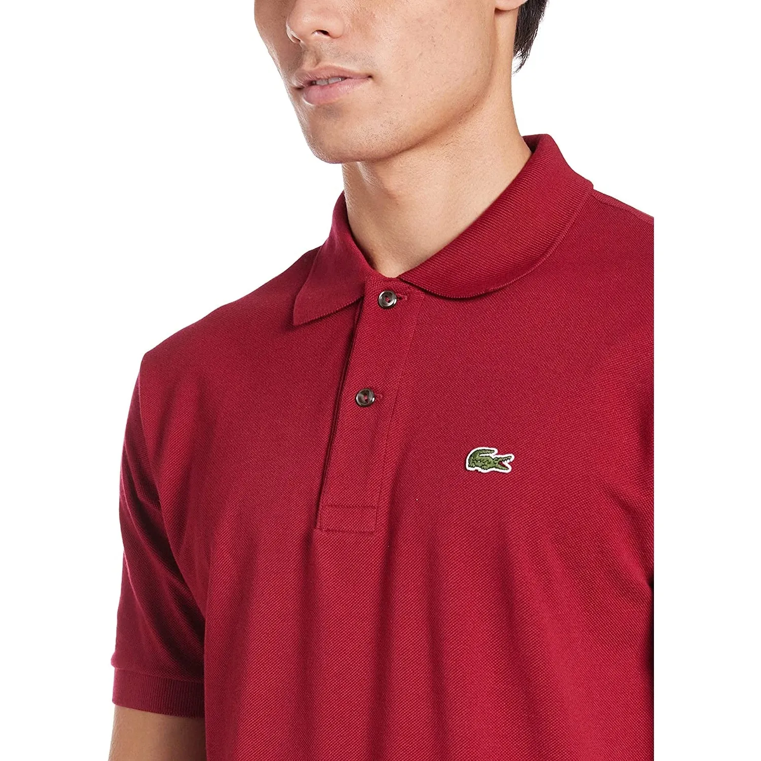 Polo LACOSTE Uomo Bordeaux