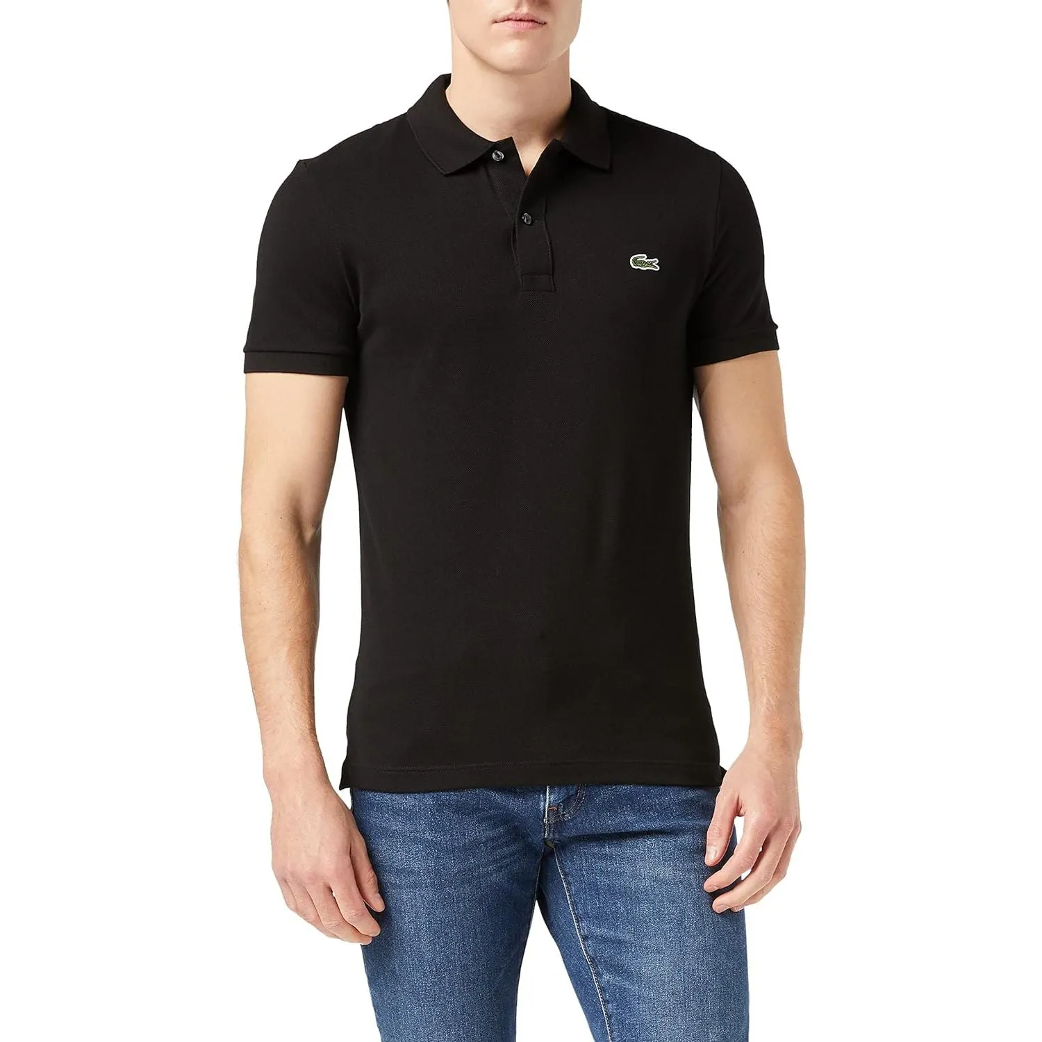 Polo LACOSTE Uomo Nero