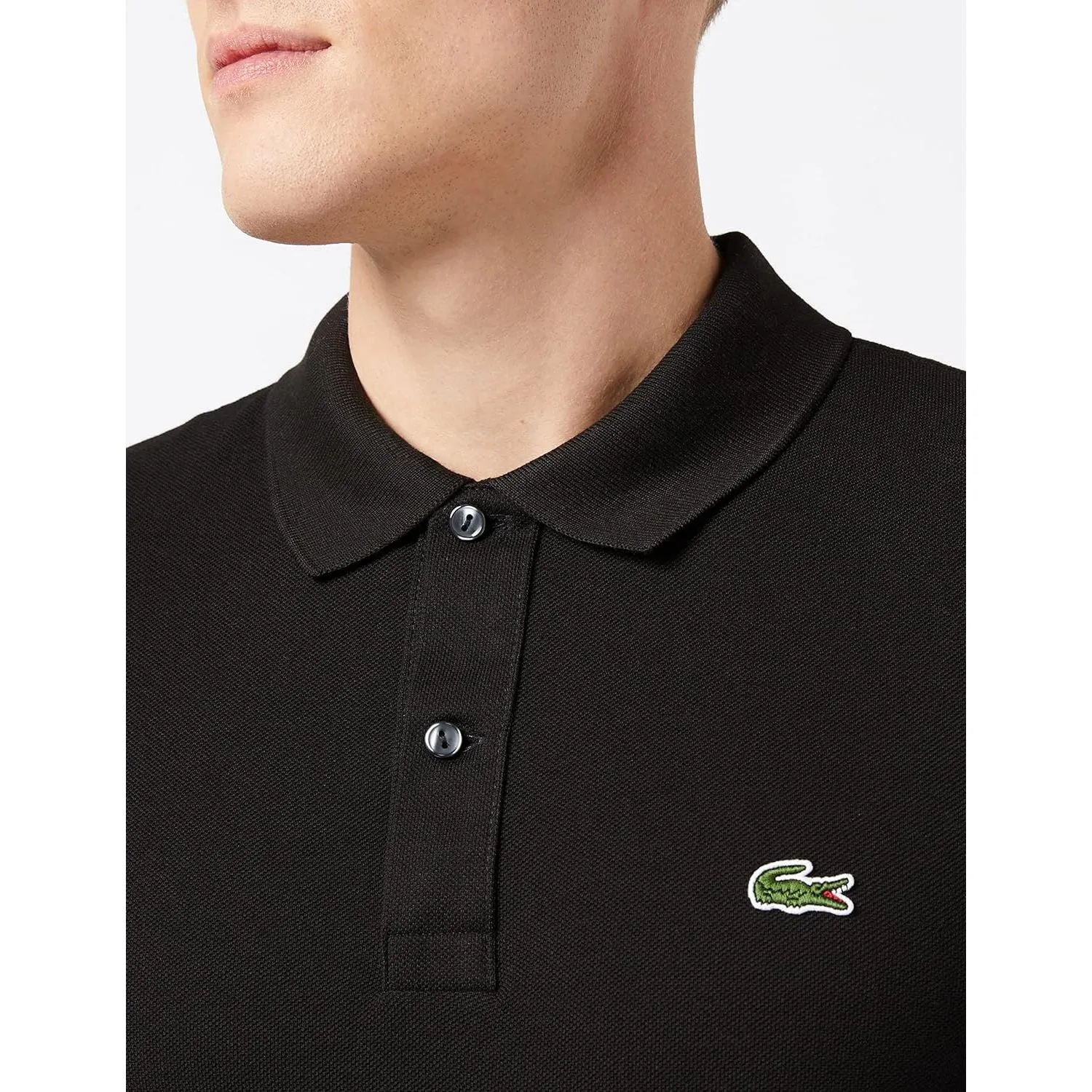 Polo LACOSTE Uomo Nero