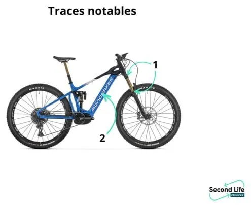 Prodotto ricondizionato - Mondraker Crafty RR Sram GX/NX Eagle 12V 750 Wh 29'' Blu Nero 2024 Mountain Bike Elettrica a sospensio