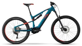 Prodotto ricondizionato - R Raymon TrailRay 160E 7.0 Tektro 9V 630Wh 29''/27.5'' Blu Arancione 2024 Electric Mountain Bike