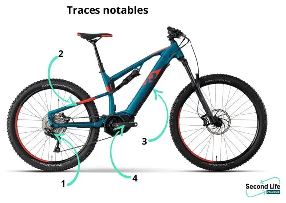 Prodotto ricondizionato - R Raymon TrailRay 160E 7.0 Tektro 9V 630Wh 29''/27.5'' Blu Arancione 2024 Electric Mountain Bike