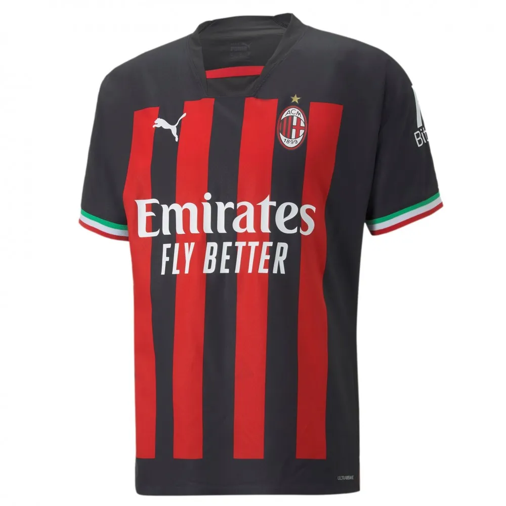 PUMA - AC MILAN GARA HOME REPLICA 2022/23 JUNIOR - ROSSO/NERO - 765826 - 01