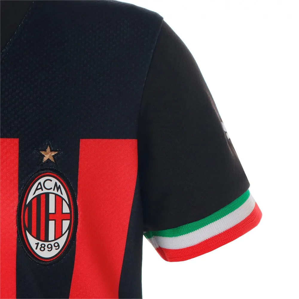 PUMA - AC MILAN GARA HOME REPLICA 2022/23 JUNIOR - ROSSO/NERO - 765826 - 01