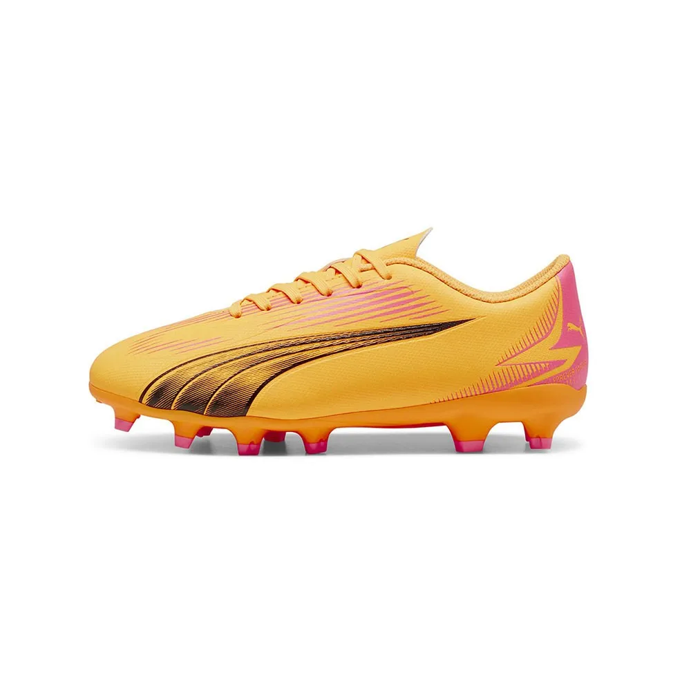 Puma Ultra Play Fg/Ag Giallo Rosso Nero - Scarpe Da Calcio Bambino