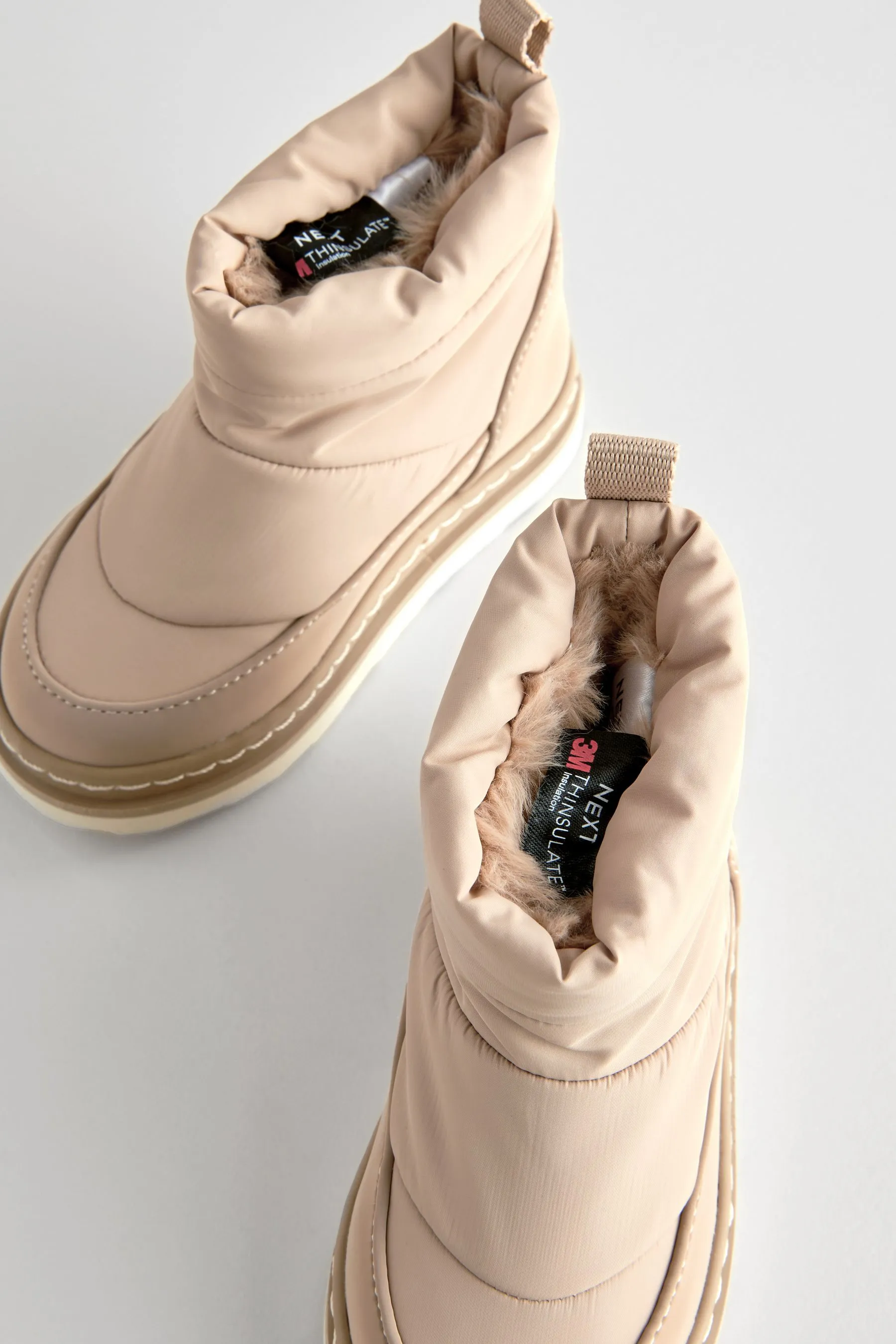 Quilted Warm Lined Water Repellant Boots    