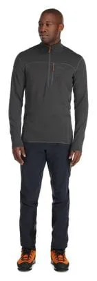 Rab Ascendor Light Grey Half Zip Fleece Top