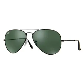 Ray-Ban - RB3025 L2823 - Original Aviator Classic - Nero - Lente Verde Classica G-15 - Occhiali da Sole - Ray-Ban Eyewear