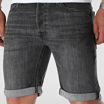 Rick Original Jean Shorts Grigio antracite